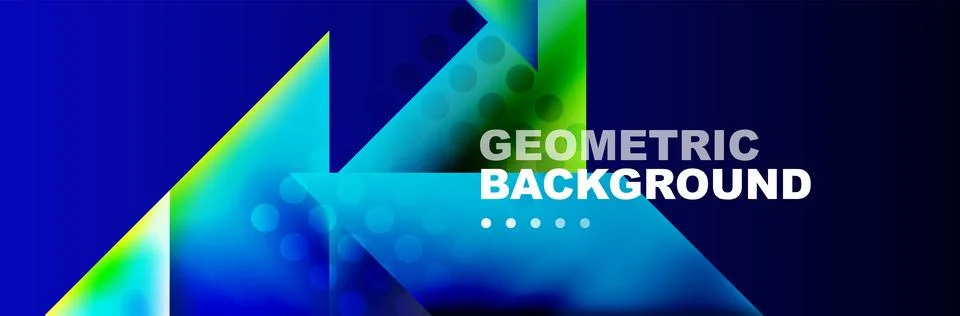 Abstract background with geometric elements. Creative trendy design. Vector Stock Illustration