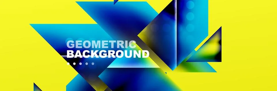 Abstract background with geometric elements. Creative trendy design. Vector Illustrazione stock