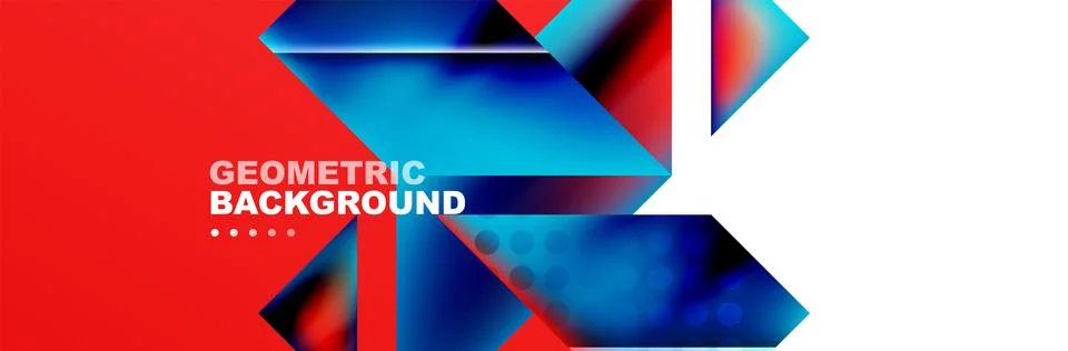 Abstract background with geometric elements. Creative trendy design. Vector Illustrazione stock