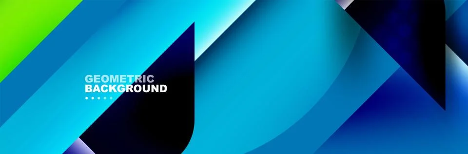 Abstract background with geometric elements. Creative trendy design. Vector Illustrazione stock