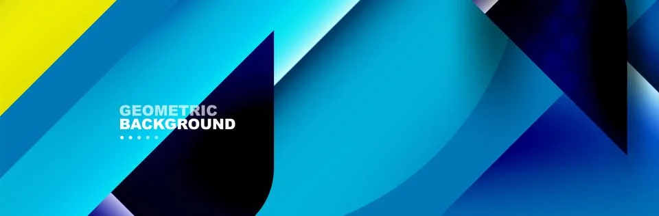 Abstract background with geometric elements. Creative trendy design. Vector Stockillustratie