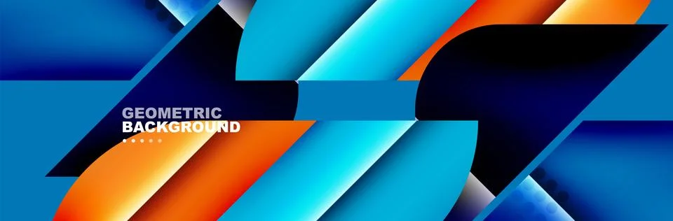 Abstract background with geometric elements. Creative trendy design. Vector イラスト素材