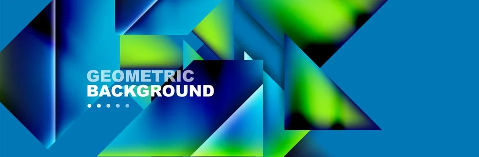 Abstract background with geometric elements. Creative trendy design. Vector Illustrazione stock