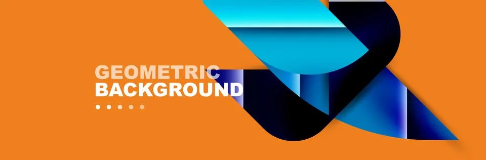 Abstract background with geometric elements. Creative trendy design. Vector イラスト素材