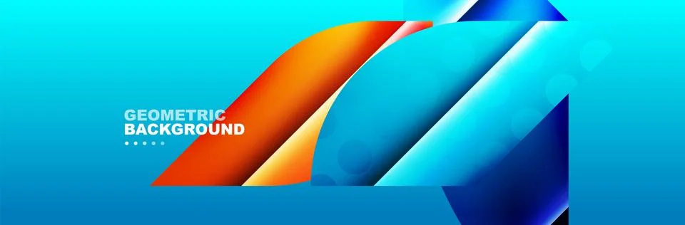 Abstract background with geometric elements. Creative trendy design. Vector Stock Illustration