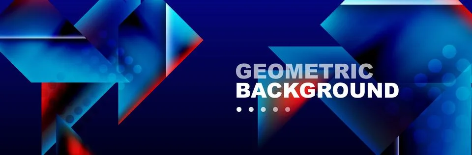 Abstract background with geometric elements. Creative trendy design. Vector Stockillustratie