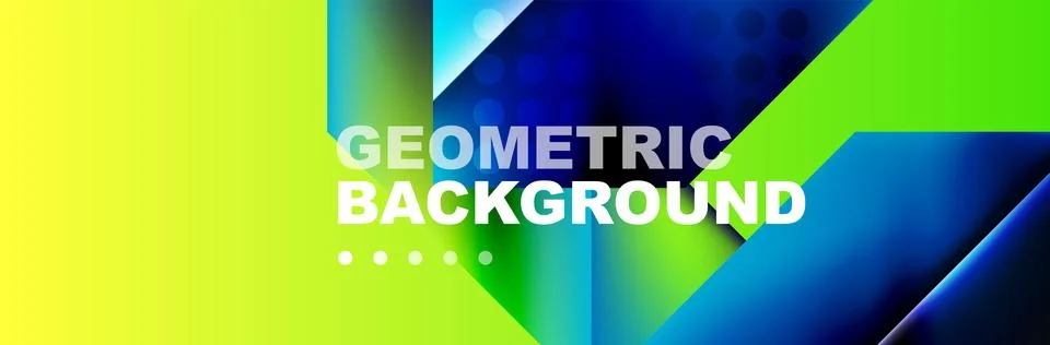 Abstract background with geometric elements. Creative trendy design. Vector Illustrazione stock