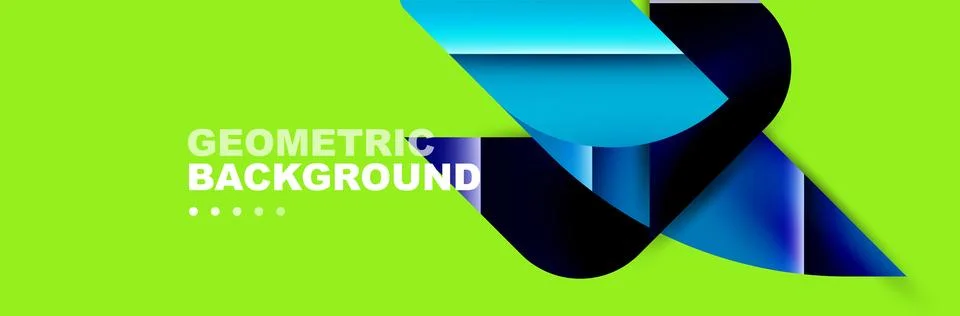 Abstract background with geometric elements. Creative trendy design. Vector Stock Illustration