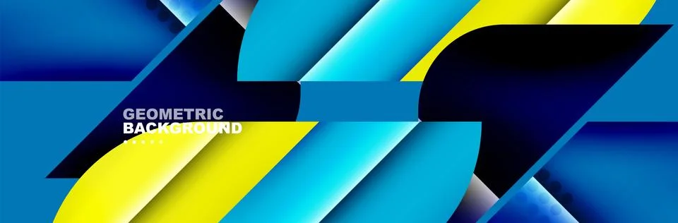 Abstract background with geometric elements. Creative trendy design. Vector Stock Illustration