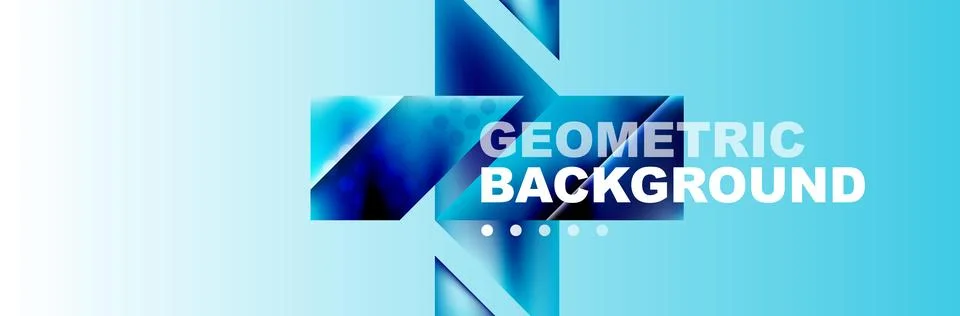 Abstract background with geometric elements. Creative trendy design. Vector Stockillustratie