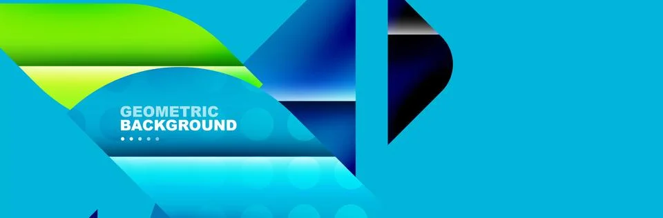 Abstract background with geometric elements. Creative trendy design. Vector Illustrazione stock