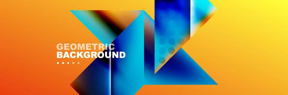 Abstract background with geometric elements. Creative trendy design. Vector イラスト素材
