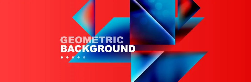 Abstract background with geometric elements. Creative trendy design. Vector Stock Illustration