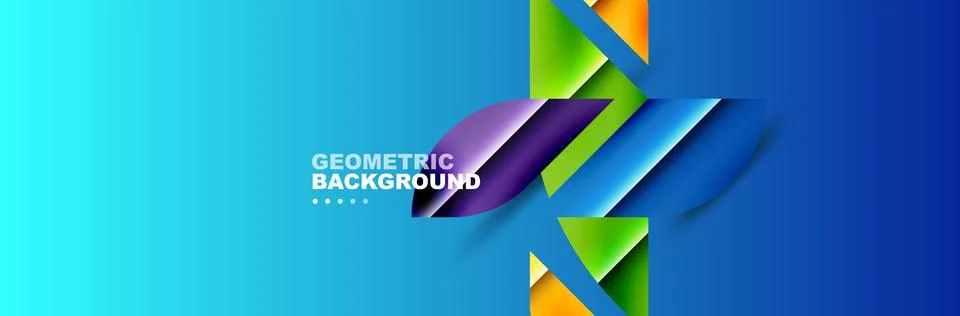 Abstract background with geometric elements. Creative trendy design. Vector イラスト素材