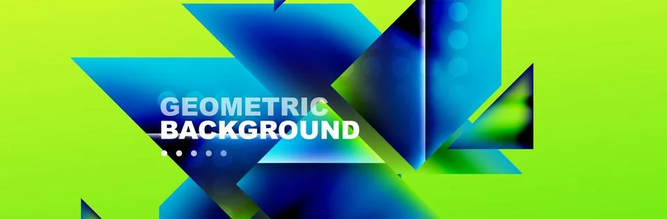 Abstract background with geometric elements. Creative trendy design. Vector Stock Illustration