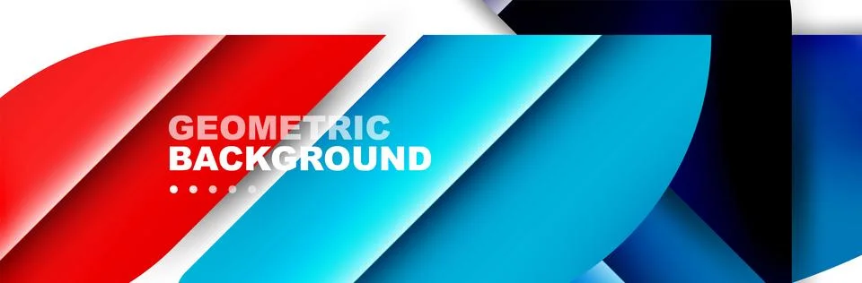 Abstract background with geometric elements. Creative trendy design. Vector Illustrazione stock