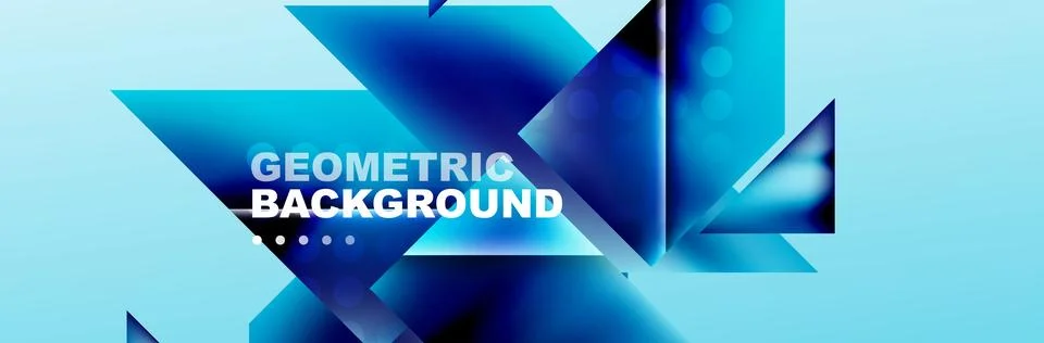 Abstract background with geometric elements. Creative trendy design. Vector Illustrazione stock