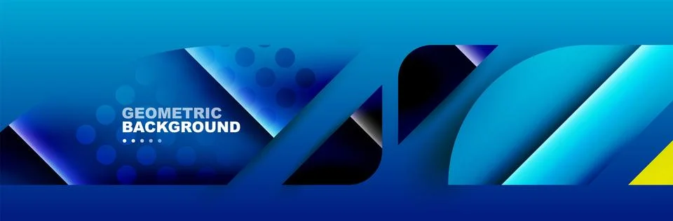 Abstract background with geometric elements. Creative trendy design. Vector Stockillustratie