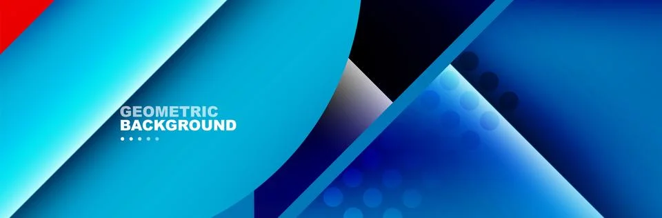 Abstract background with geometric elements. Creative trendy design. Vector Illustrazione stock