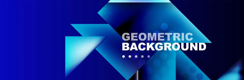 Abstract background with geometric elements. Creative trendy design. Vector Illustrazione stock