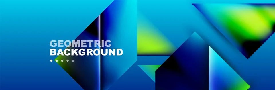 Abstract background with geometric elements. Creative trendy design. Vector Stock Illustration