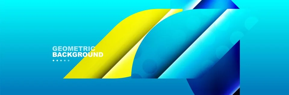 Abstract background with geometric elements. Creative trendy design. Vector Stock Illustration