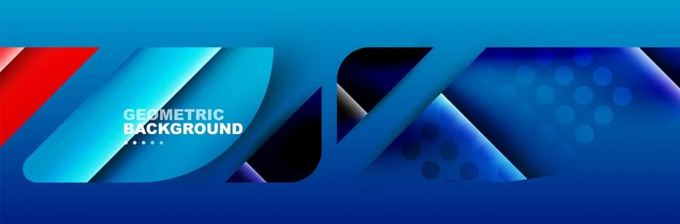 Abstract background with geometric elements. Creative trendy design. Vector Illustrazione stock