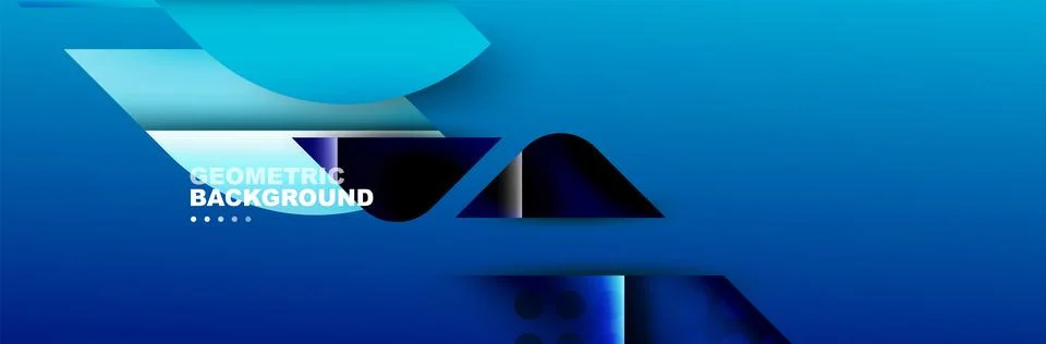 Abstract background with geometric elements. Creative trendy design. Vector Stockillustratie