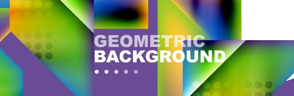 Abstract background with geometric elements. Creative trendy design. Vector Illustrazione stock