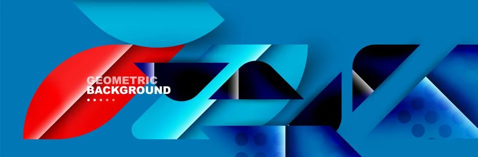 Abstract background with geometric elements. Creative trendy design. Vector Stock Illustration