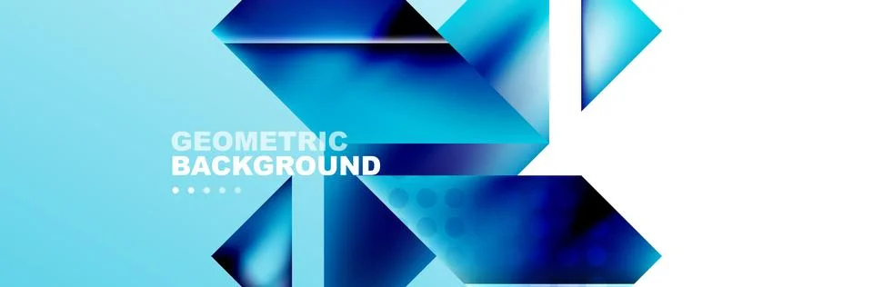 Abstract background with geometric elements. Creative trendy design. Vector Stockillustratie