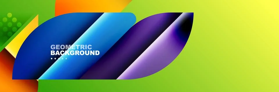 Abstract background with geometric elements. Creative trendy design. Vector Stockillustratie