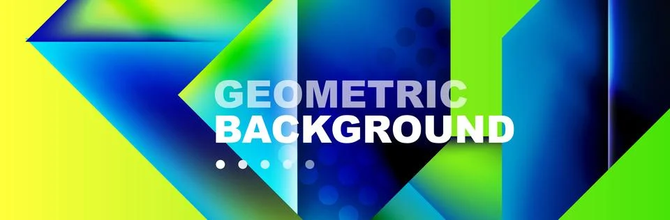 Abstract background with geometric elements. Creative trendy design. Vector Stock Illustration