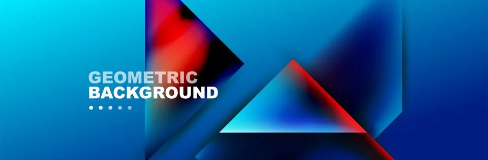 Abstract background with geometric elements. Creative trendy design. Vector Stock Illustration