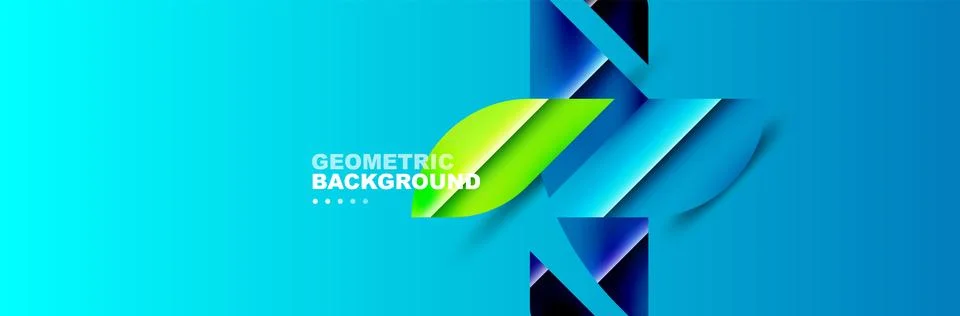 Abstract background with geometric elements. Creative trendy design. Vector イラスト素材