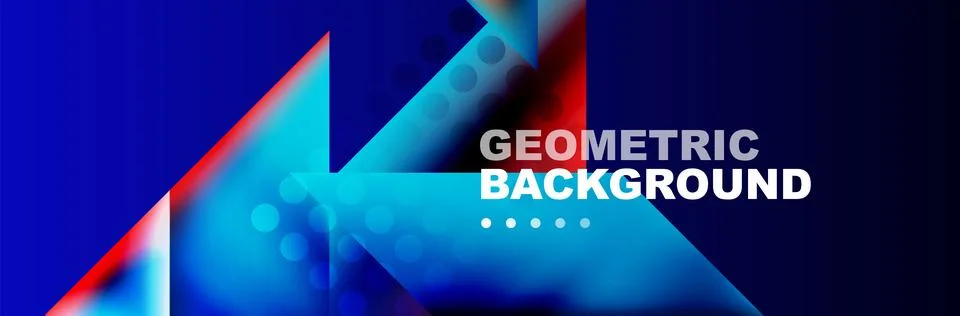 Abstract background with geometric elements. Creative trendy design. Vector Illustrazione stock