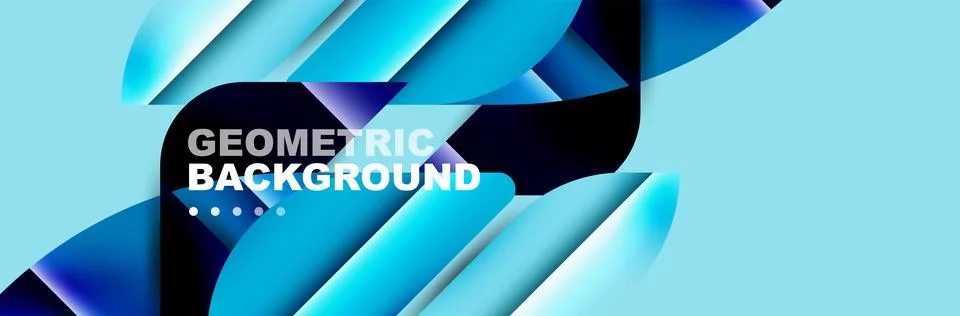 Abstract background with geometric elements. Creative trendy design. Vector Illustrazione stock