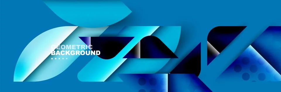 Abstract background with geometric elements. Creative trendy design. Vector Illustrazione stock