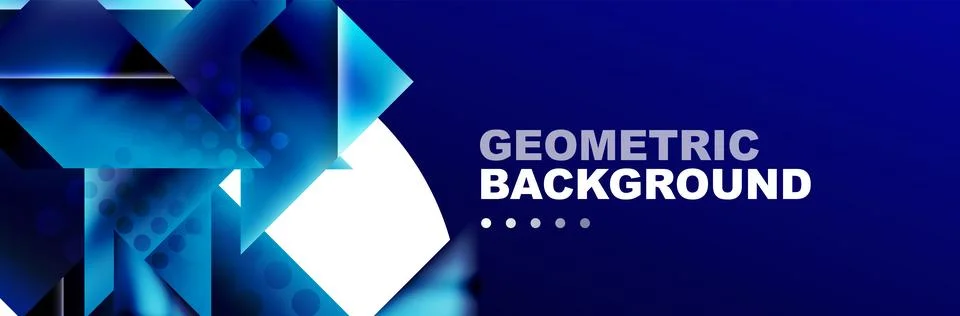Abstract background with geometric elements. Creative trendy design. Vector Illustrazione stock