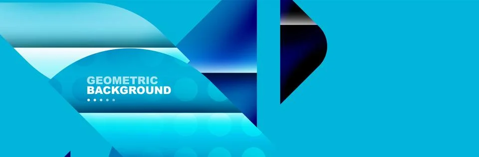 Abstract background with geometric elements. Creative trendy design. Vector Stockillustratie