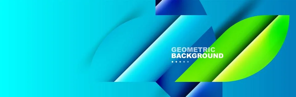 Abstract background with geometric elements. Creative trendy design. Vector Stock Illustration