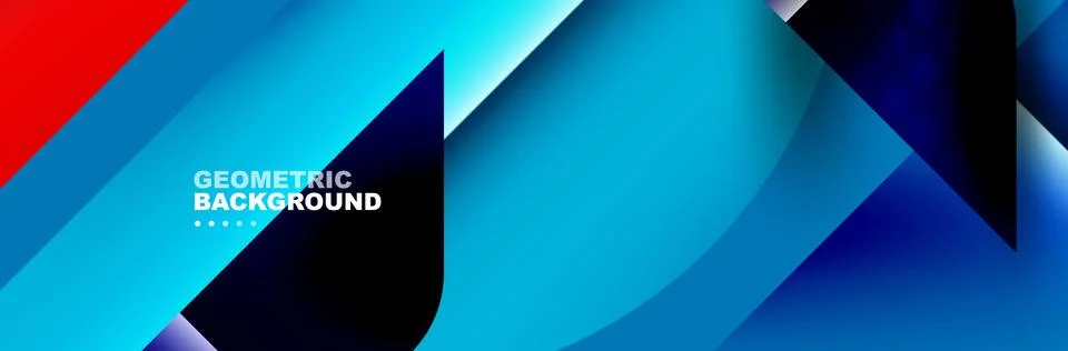 Abstract background with geometric elements. Creative trendy design. Vector Illustrazione stock