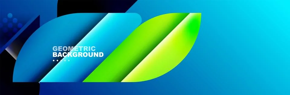 Abstract background with geometric elements. Creative trendy design. Vector Stockillustratie