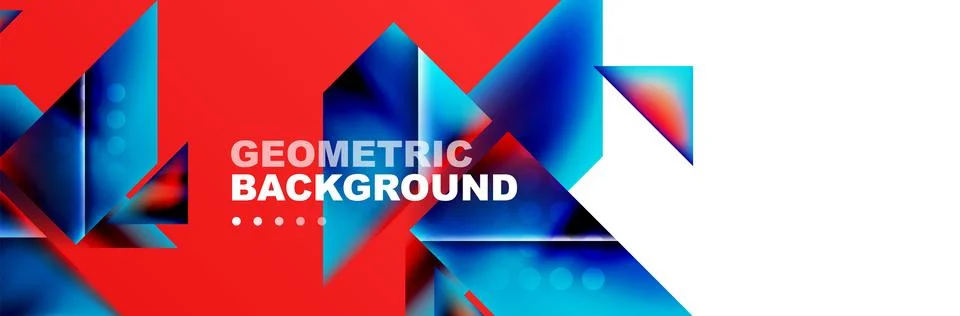 Abstract background with geometric elements. Creative trendy design. Vector Stock Illustration