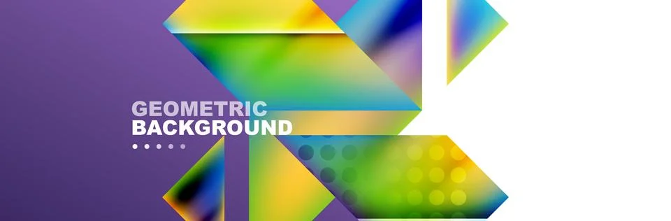 Abstract background with geometric elements. Creative trendy design. Vector Stockillustratie