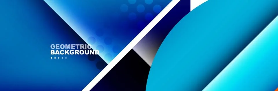 Abstract background with geometric elements. Creative trendy design. Vector Stock Illustration