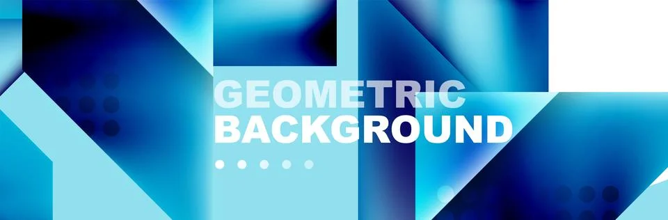 Abstract background with geometric elements. Creative trendy design. Vector Stockillustratie