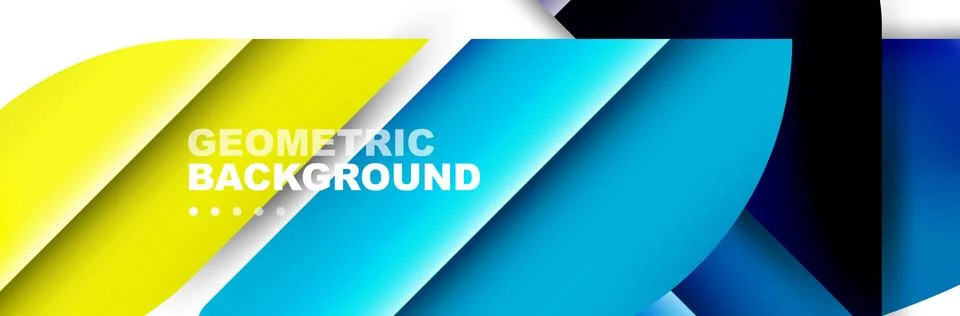 Abstract background with geometric elements. Creative trendy design. Vector Stock Illustration