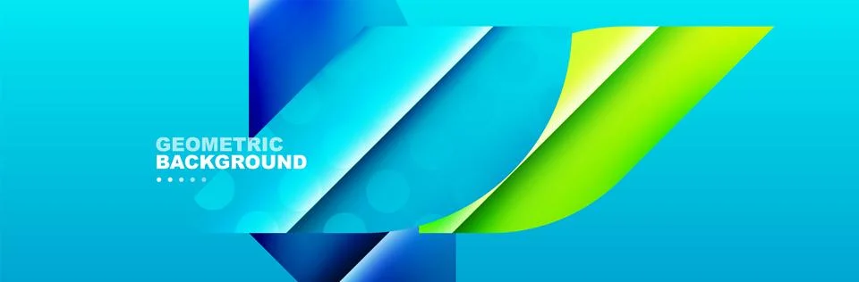 Abstract background with geometric elements. Creative trendy design. Vector Stockillustratie