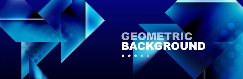 Abstract background with geometric elements. Creative trendy design. Vector Stock Illustration